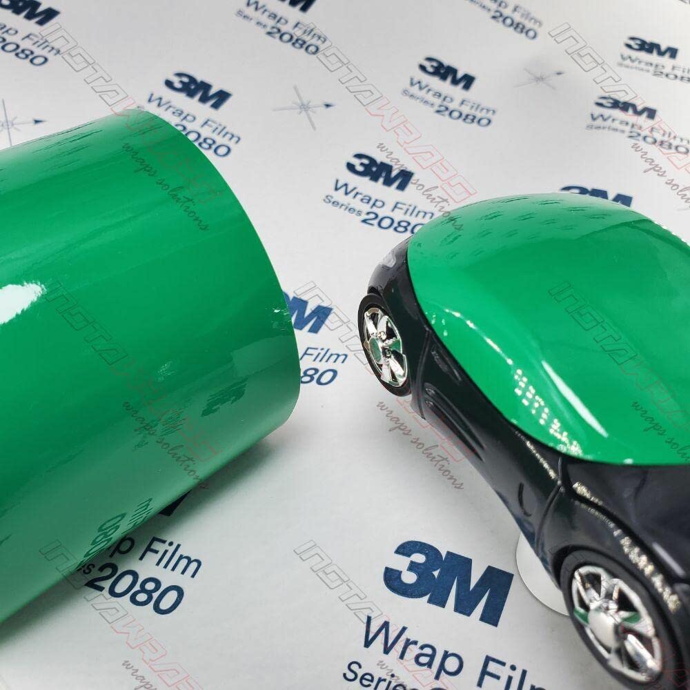3M 1080 G46 Gloss Kelly Green Vinyl Wrap Film - 60in x 360in (150 Sq/ft) - Premium Car, Boat & Motorcycle Wrap for DIY Vehicle Customization & Protection