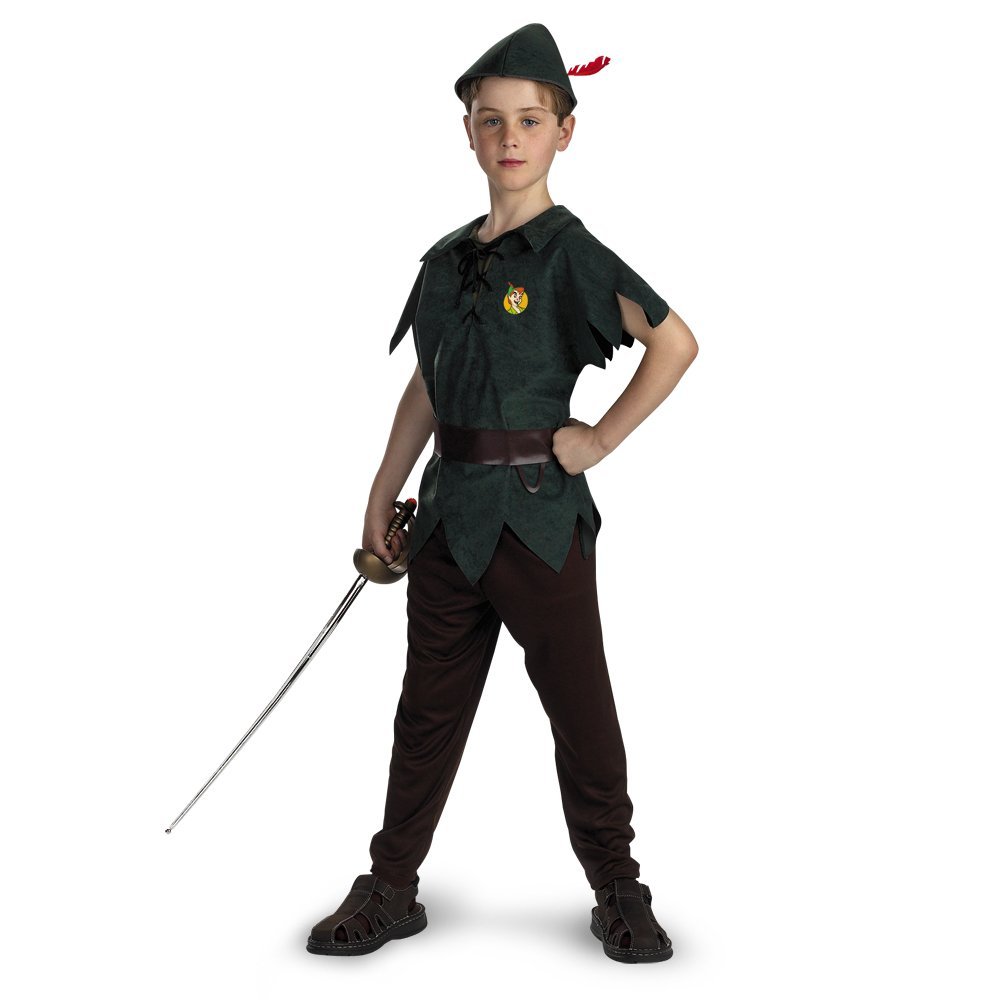 Disney Peter Pan Boys' Costume for Kids - Official Licensed Halloween Dress Up, Pretend Play & Cosplay Outfit