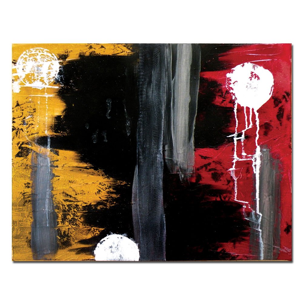Hurt Canvas Wall Art by Nicole Dietz - 14x18 Inch Modern Abstract Painting for Home & Office Decor | Perfect for Living Room, Bedroom or Gift