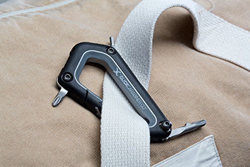 Black Snowboard Carabiner Tool - Durable Multi-Tool for Snowboard Bindings & Gear - Perfect for Skiing, Snowboarding & Outdoor Adventures