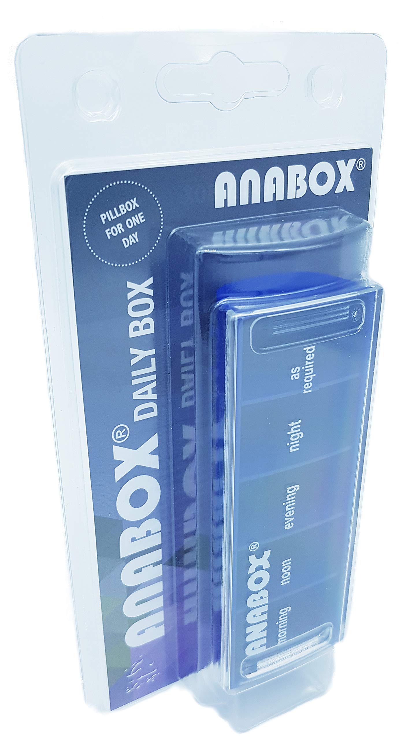 CINIBOX Premium Daily Storage Box - Dark Blue | Organizer for Home, Office & Travel | Compact & Durable Plastic Container for Jewelry, Stationery & Small Items