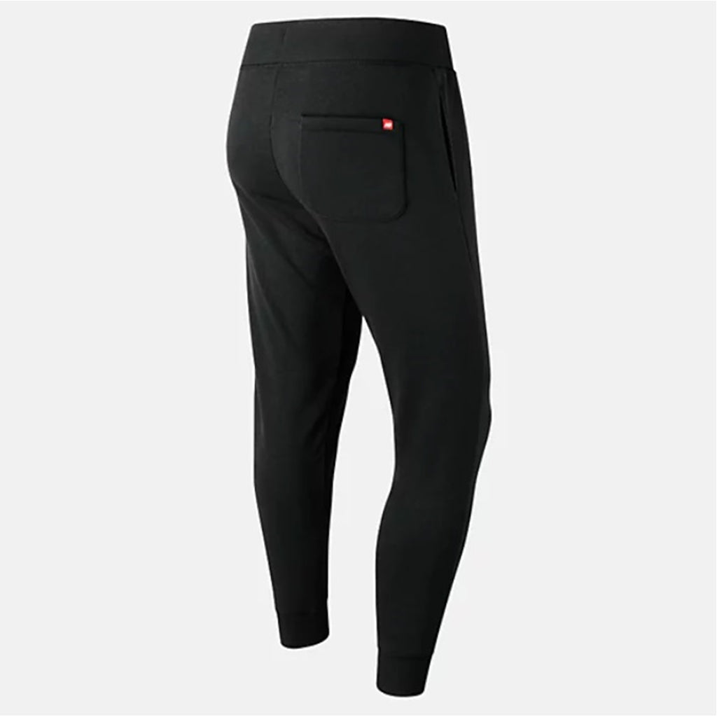 New Balance Essentials Stacked Logo Sweatpants for Men - Black (MP91550 BK) | Comfortable & Stylish Casual Wear for Gym, Lounge & Everyday Use