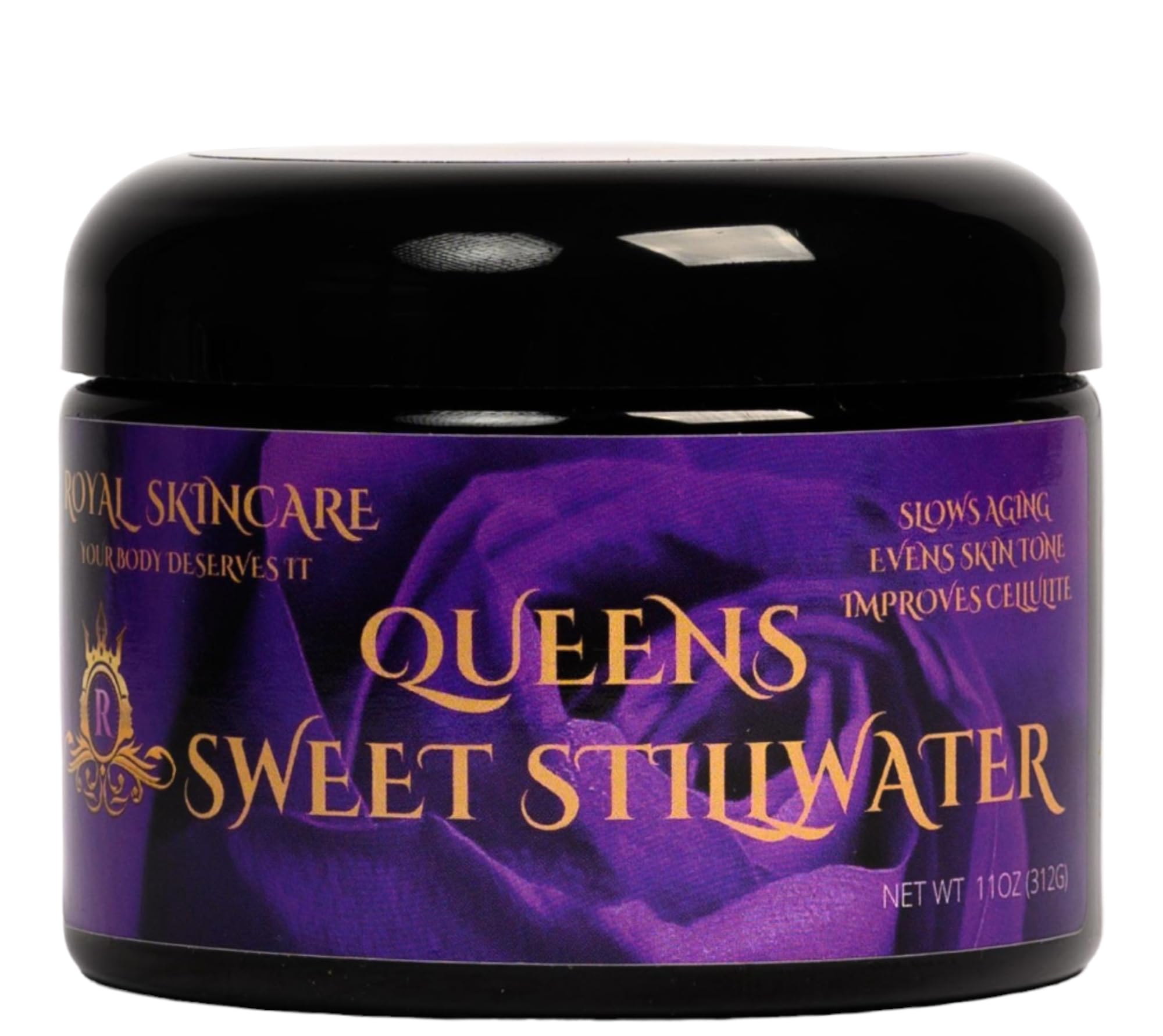 Sweet Stillwater Royal Skincare Premium Body Butter for Women - Hydrating & Firming Moisturizer for Dry Skin, Cellulite & Stretch Marks - Improves Skin Tone & Elasticity - 8oz/12oz - Perfect for Daily Hydration & Post-Pregnancy Care
