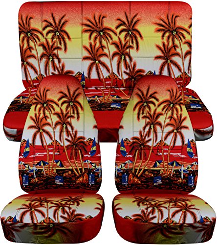 Red w Palm Tree