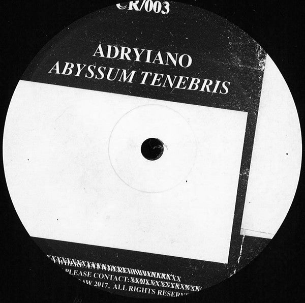 Adryiano Abyssum Tenebris 12 CESTRAW CR/003 - Gothic Home Decor & Unique Gift for Dark Aesthetic Lovers