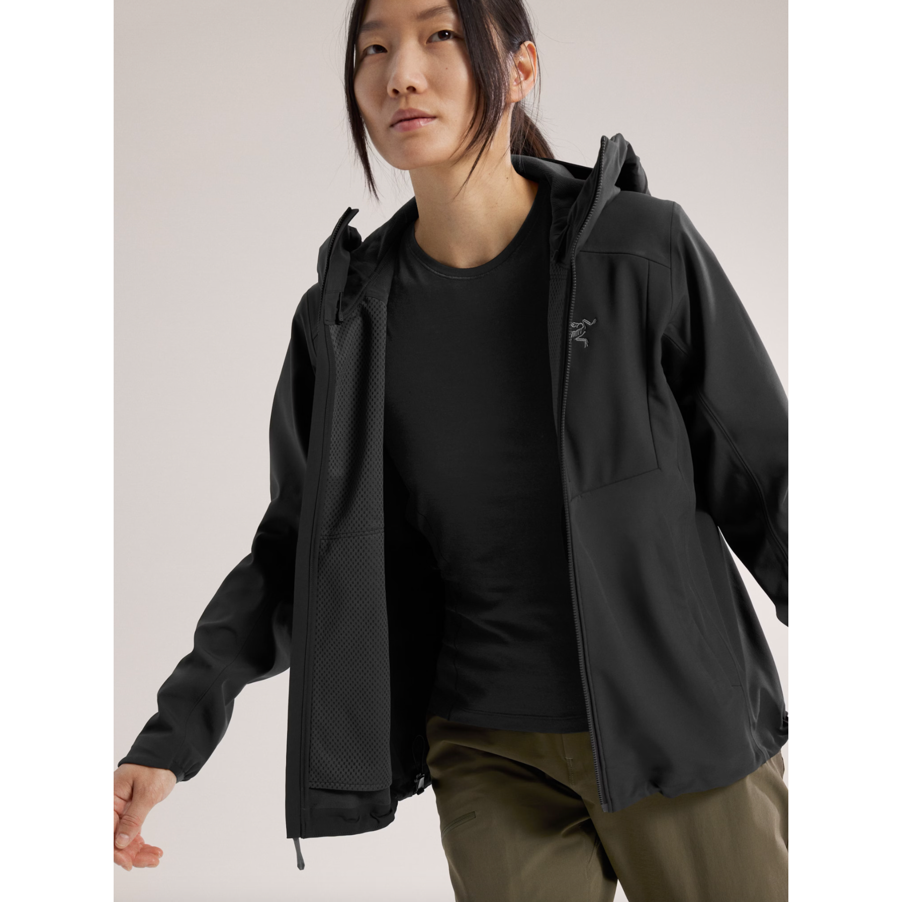 Arc'teryx Women's Gamma MX Hoody - Lightweight Water-Resistant Softshell Jacket for Hiking, Climbing & Outdoor Adventures