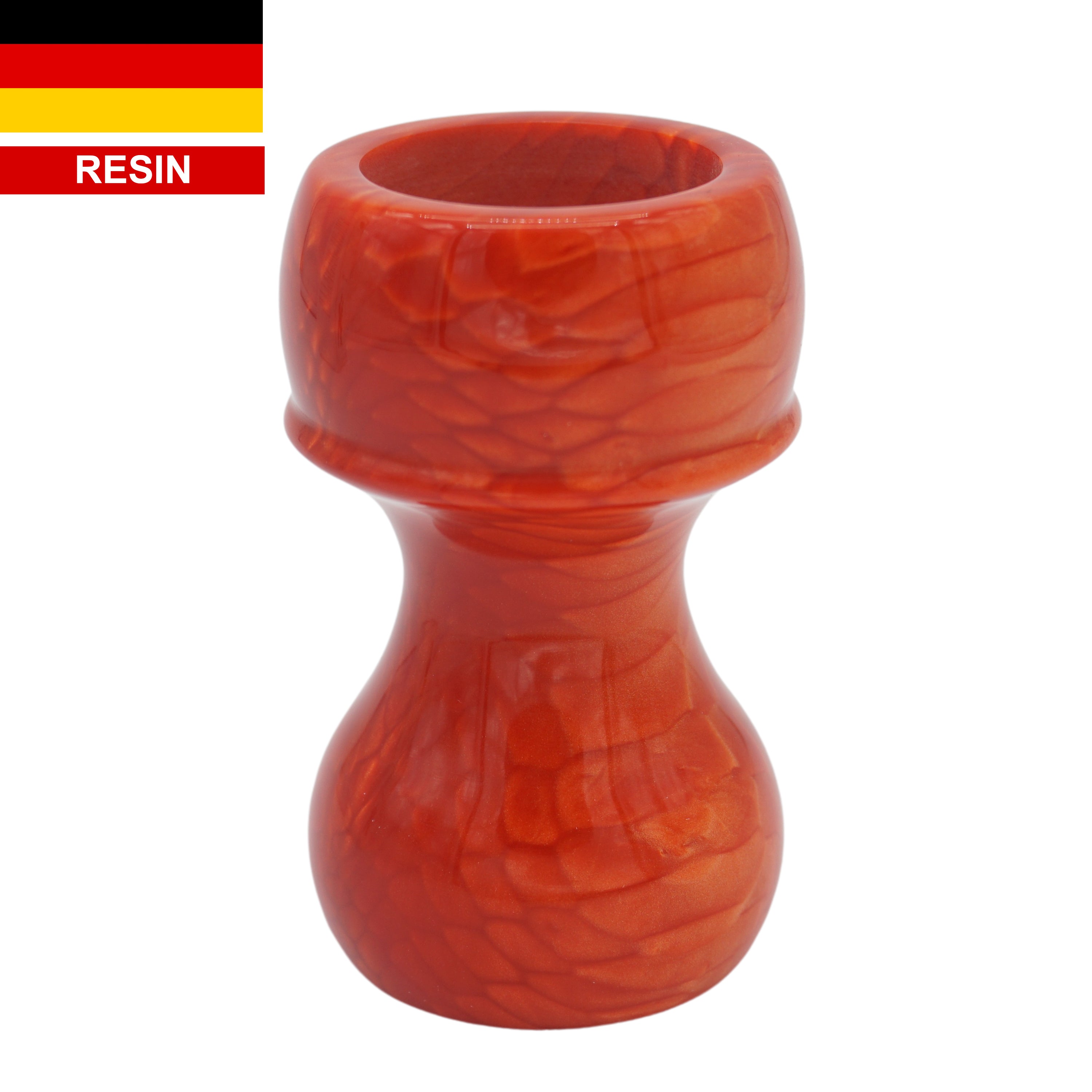 Premium Red Snakeskin Handcrafted Shaving Brush Handle - Fits 24mm & 26mm Knots - Perfect for Wet Shaving & Grooming Kits - Luxury Barber & Home Use Accessory
