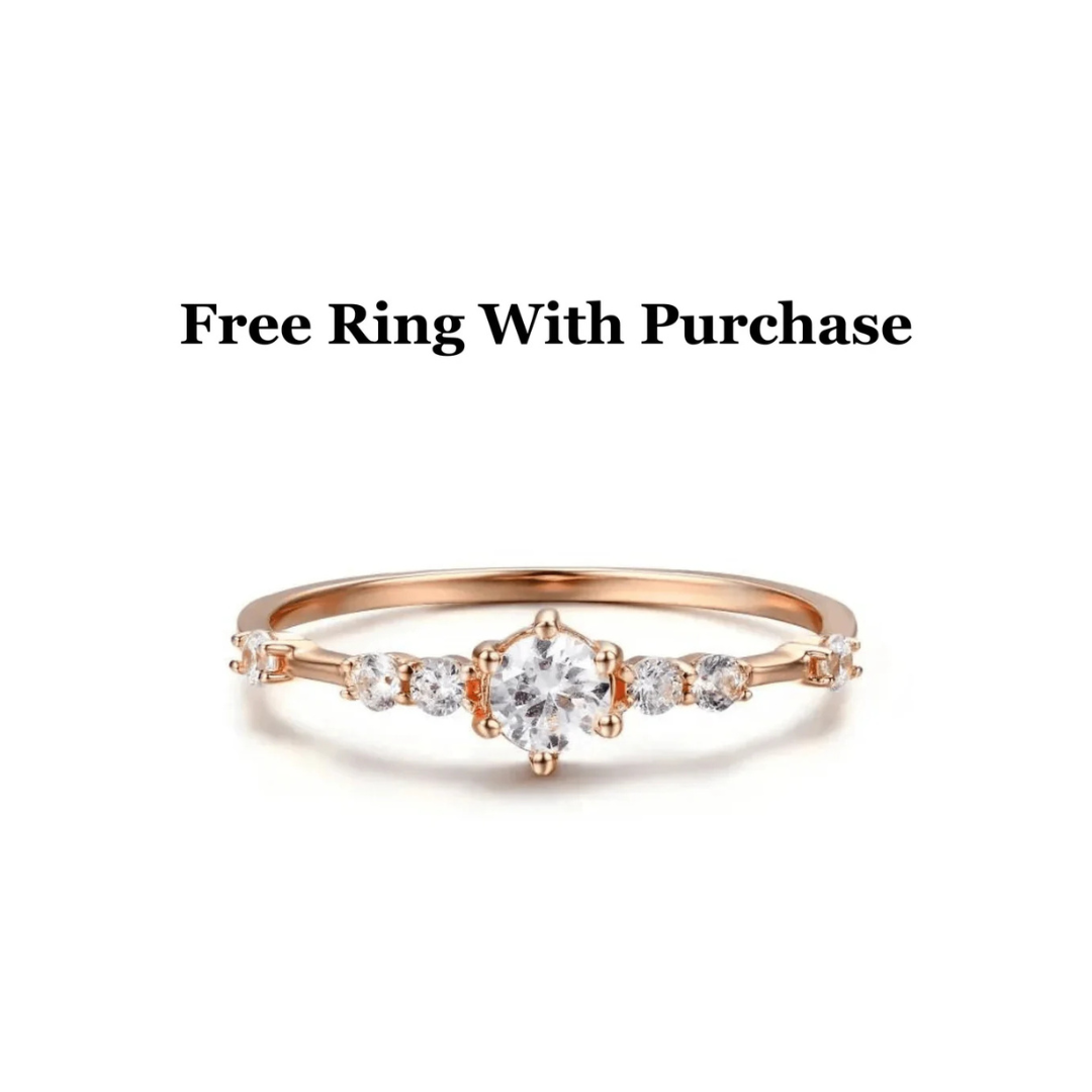 Genuine Diamond & Tanzanite Halo Ring - 14K White Gold Engagement Ring for Women, Elegant Wedding Band, Anniversary Gift Idea | Perfect for Proposals, Bridal Jewelry & Special Occasions