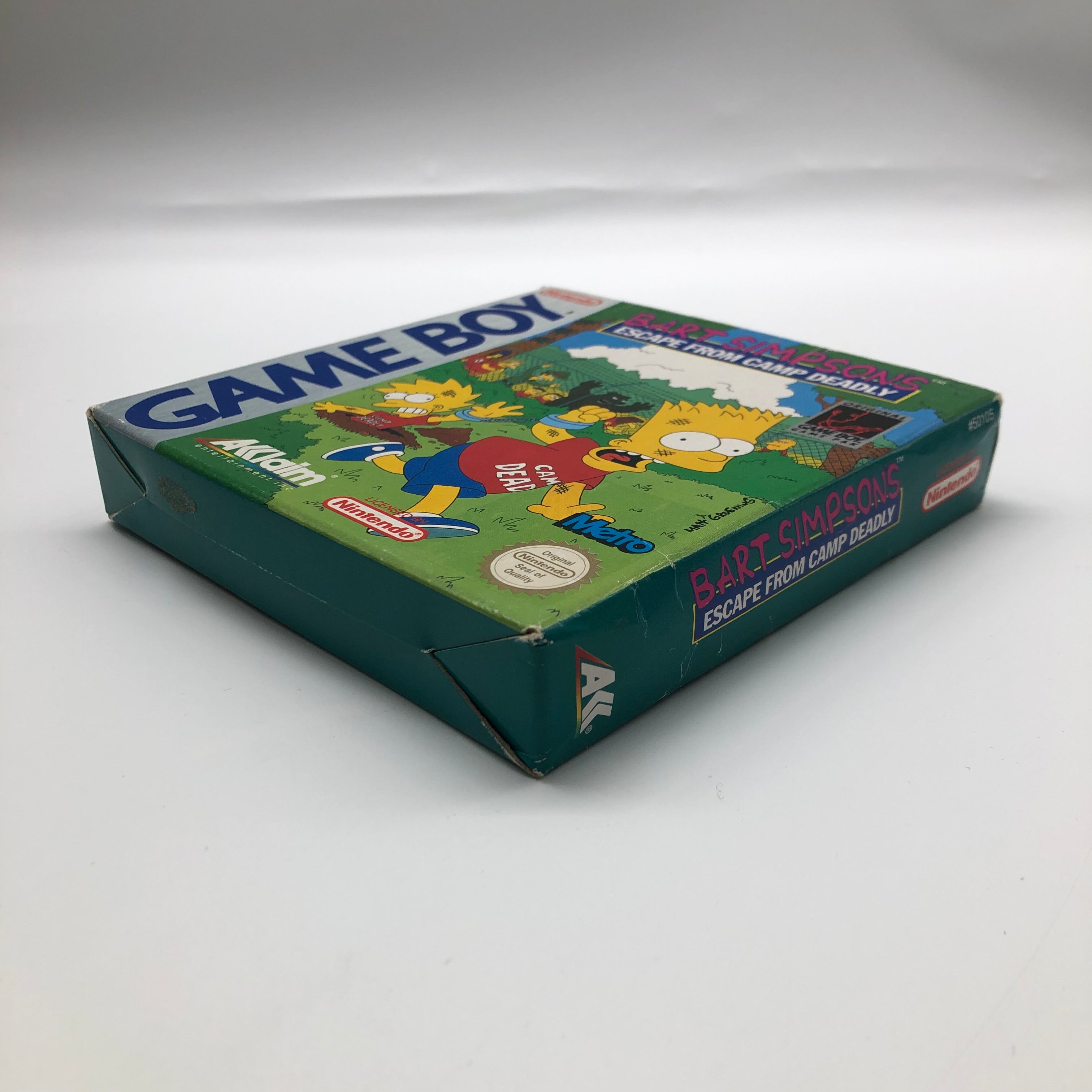 Bart Simpson's Escape from Camp Deadly - Complete Original Nintendo Gameboy Game (Boxed) - Retro Gaming Collectible & Perfect Gift for 90s Cartoon Fans