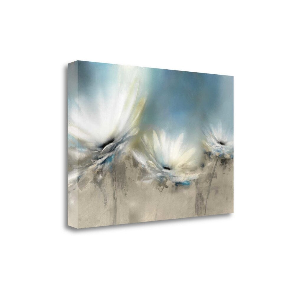 Beachside Daisies By J.P. Prior - Premium Giclee Art Print on Gallery Wrapped Canvas - Ready to Hang Wall Decor for Living Room, Bedroom & Office