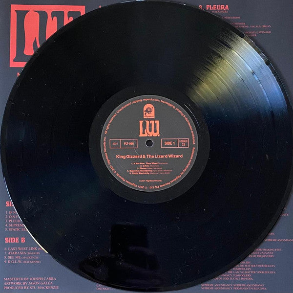 King Gizzard And The Lizard Wizard - L.W. (Explorations Into Microtonal Tuning Vol.3) LP Vinyl Record Album - Near Mint (NM/M) Condition - Perfect for Collectors & Psychedelic Rock Enthusiasts