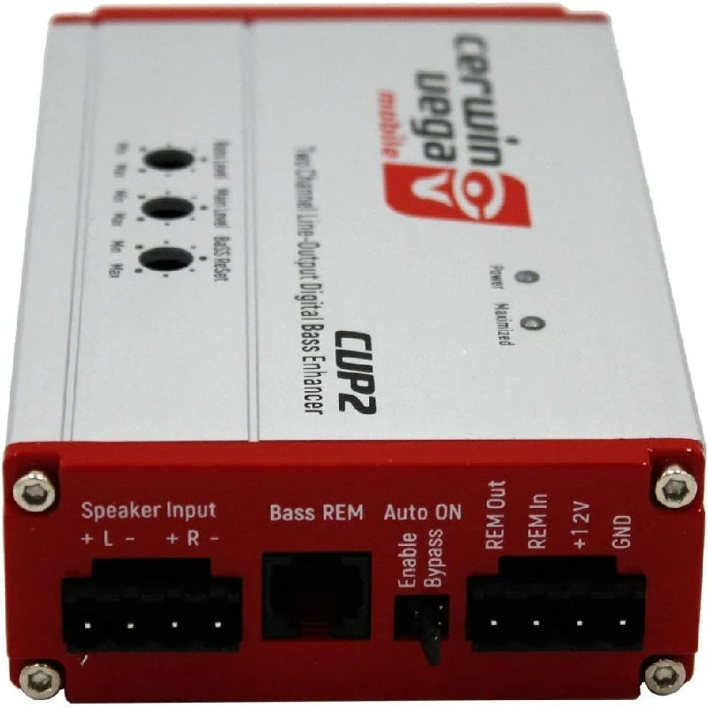 Cerwin Vega CVP2 2-Channel Line Output Converter with Digital Bass Enhancer - Car Audio System Upgrade for Enhanced Sound Quality