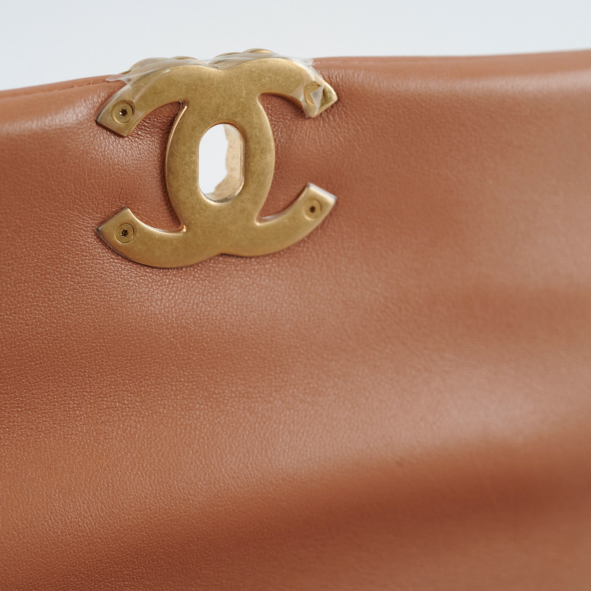 Chanel 19 Small Handbag in Caramel Brown with Microchip - Luxury Designer Crossbody Bag for Women, Perfect for Date Night & Special Occasions
