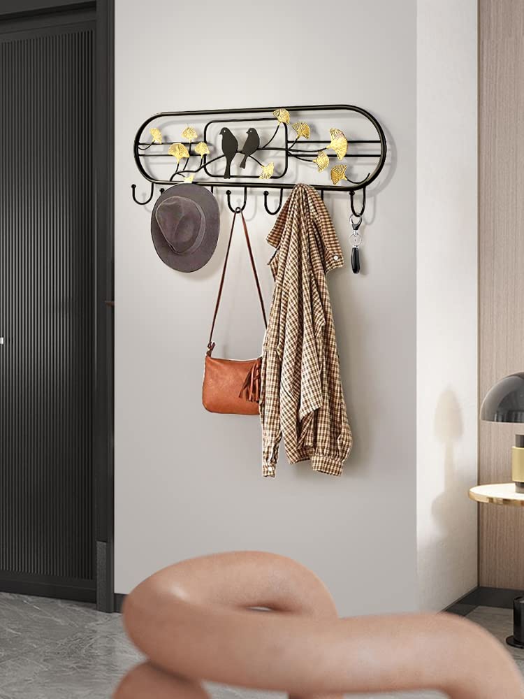 Stylish Over-the-Door Coat & Hat Hooks - Space Saving Wall Mounted Clothes Rack for Jackets, Bags & Accessories | Perfect for Entryway, Bedroom & Closet Organization