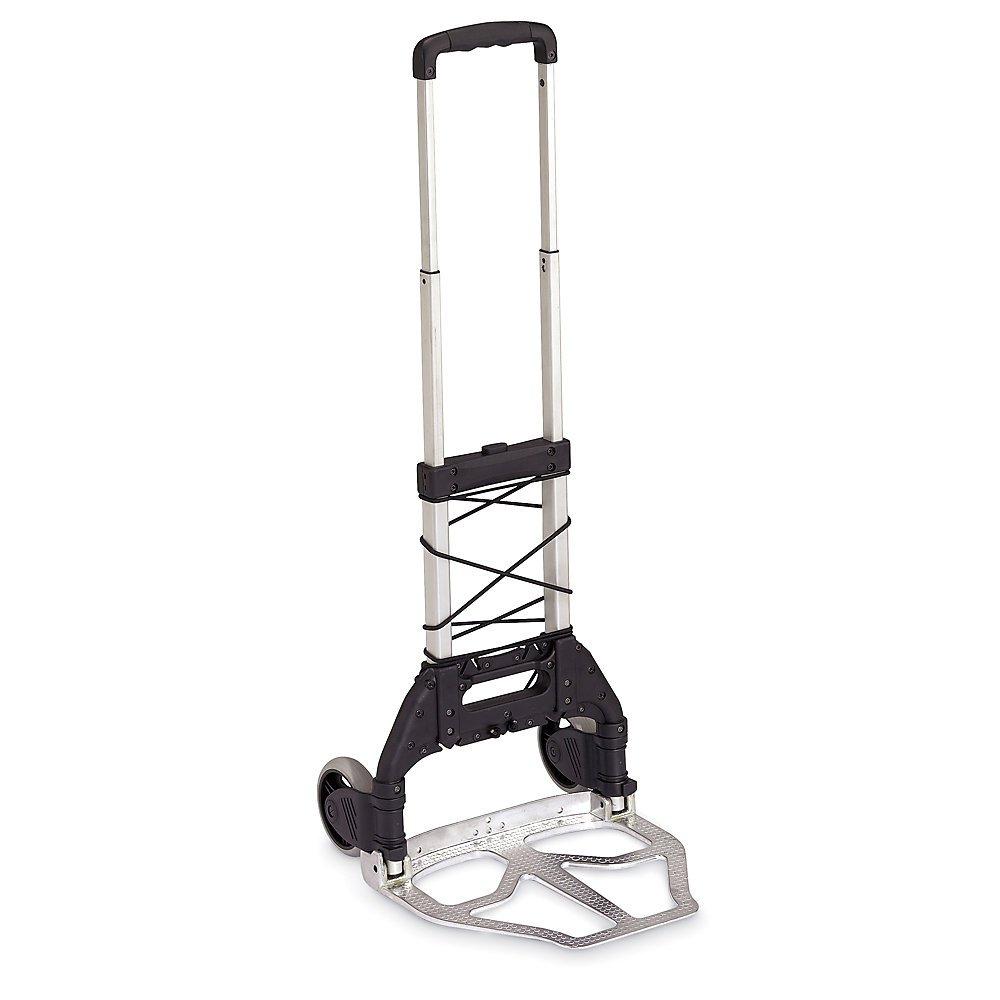 Wesco Mini Mover Folding Luggage Cart - 110 lbs Capacity Heavy Duty Hand Truck for Travel, Moving & Storage | Portable Utility Cart for Suitcases, Boxes & Packages