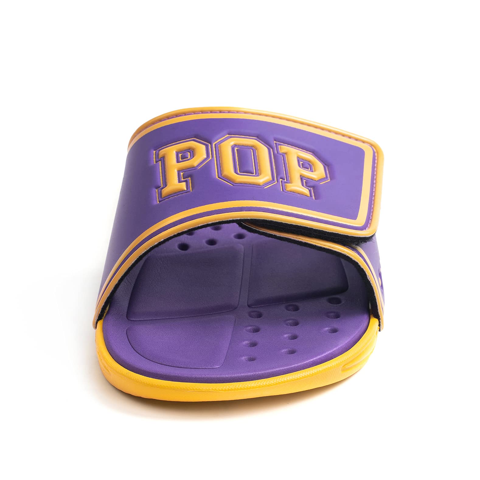 **FUNKYMONKEY Men's Slide Sandals - Adjustable Upper, Quick-Dry Comfort Footbed - Perfect for Beach, Pool, Shower & Casual Wear**