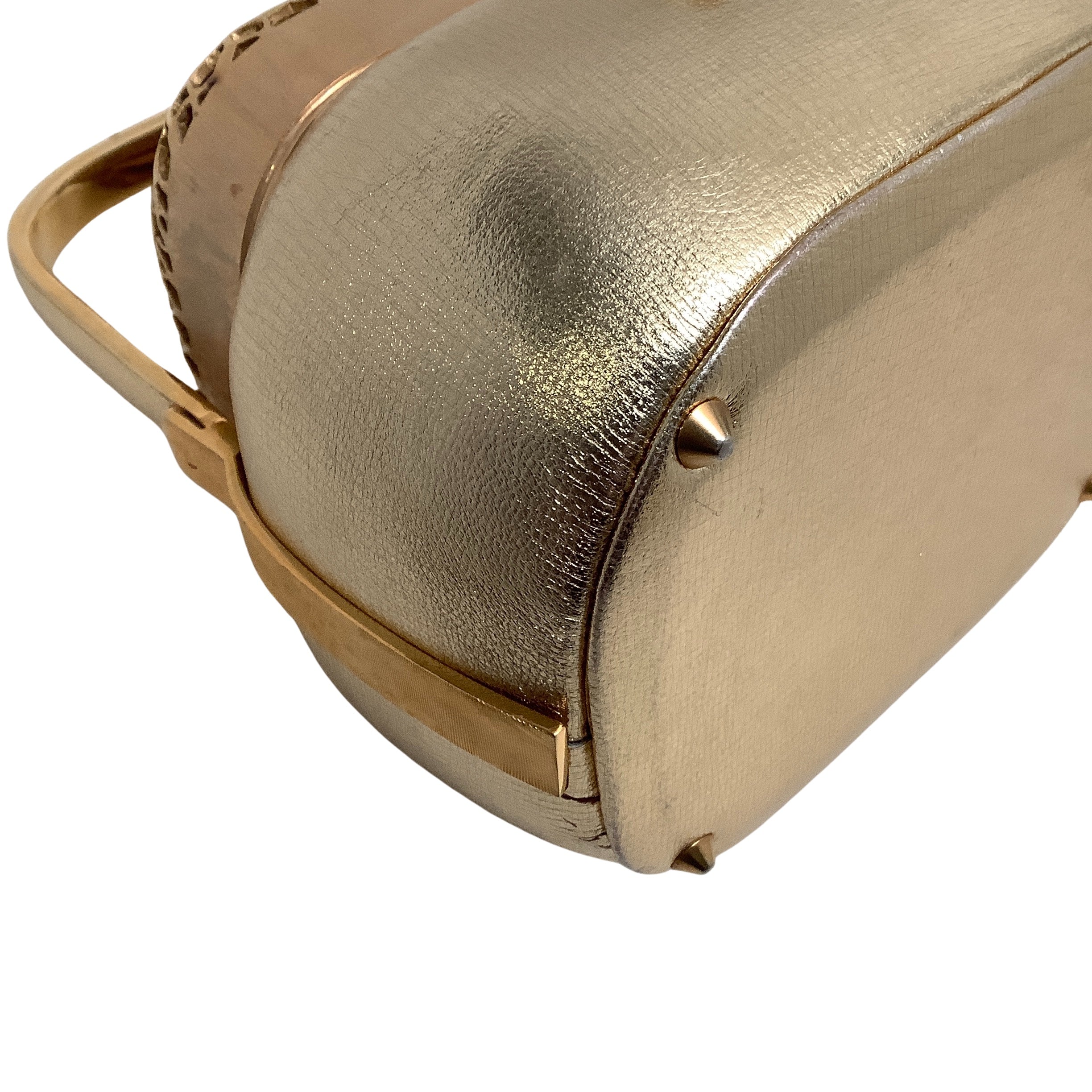 Vintage Judith Leiber Gold Leather Evening Clutch with Metal Mesh Top - Perfect for Formal Events, Weddings & Special Occasions