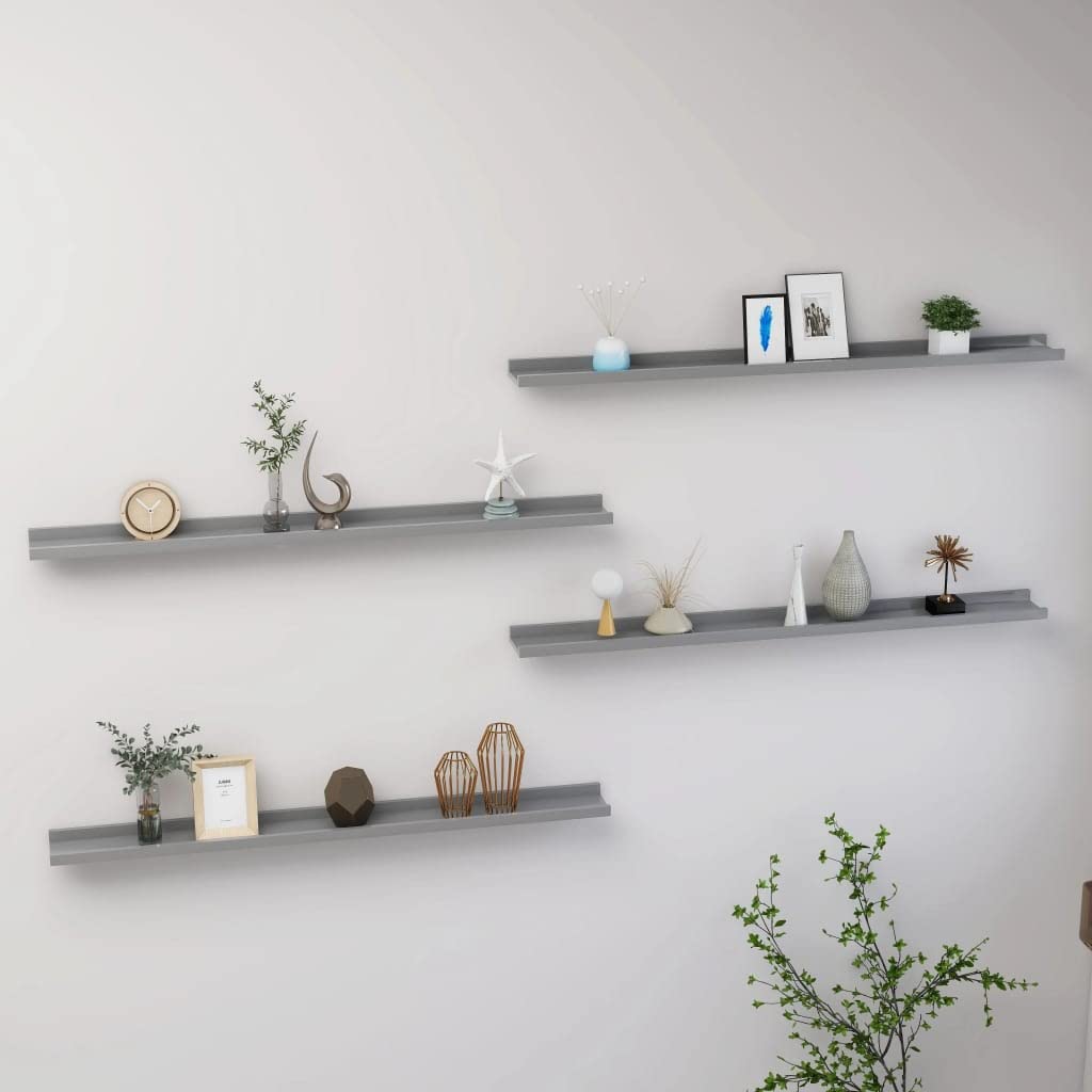 4-Pack Floating Wall Shelves Set - 39.4