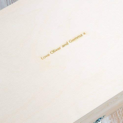 Personalized Wooden Sewing & Recipe Storage Box - Custom Engraved Keepsake Box for Family Recipes, Sewing Supplies & Crafts - Perfect Mother's Day Gift for Women - Ideal for Home Organization & DIY Projects