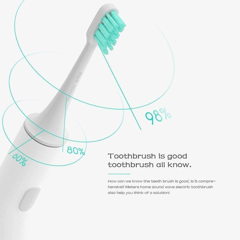 Xiaomi Mijia T300/T500 Smart Electric Toothbrush with App Control - Bluetooth Connectivity, 5 Brushing Modes, 30-Day Battery Life for Home & Travel Oral Care
