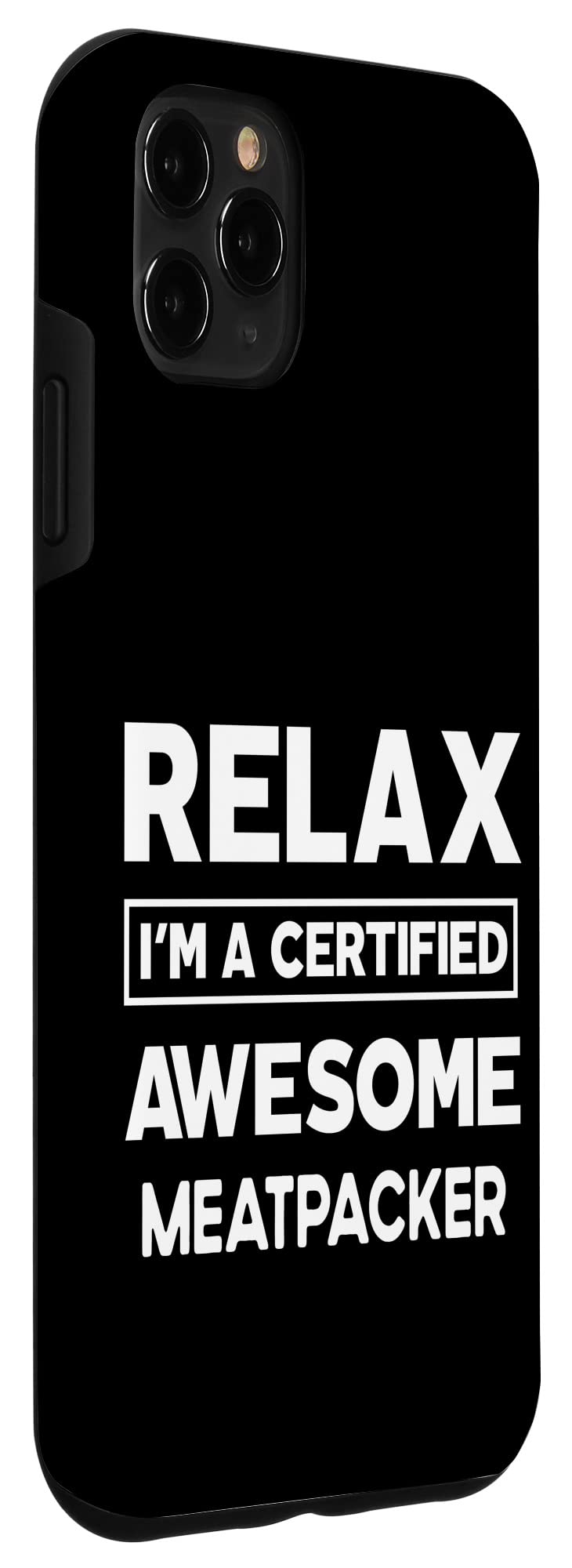 iPhone 11 Pro Max Case - Durable Protective Cover for Work Anniversary & Going Away Gifts | Meatpacker Certified | Perfect for Construction, Warehouse & Industrial Jobs
