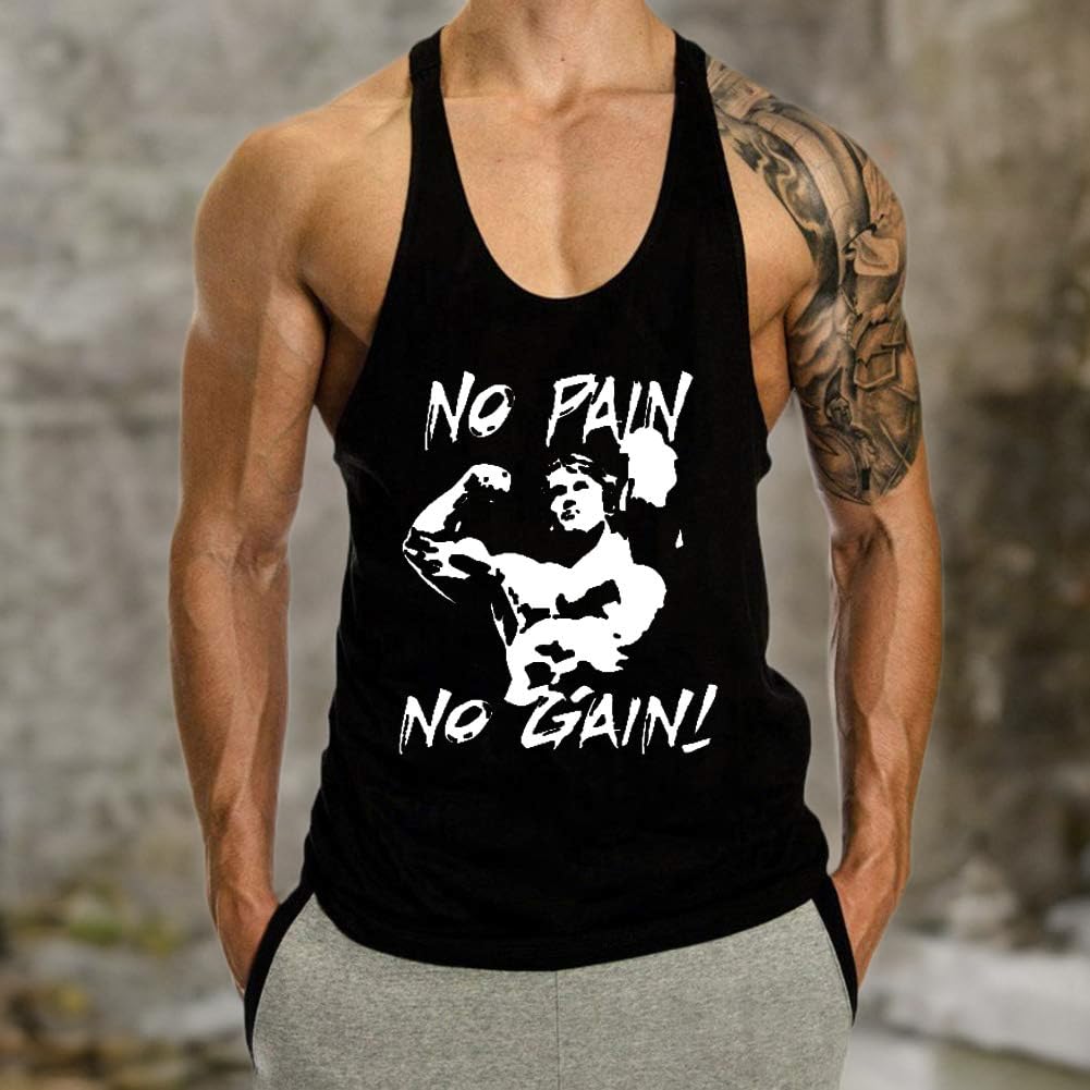 Men's 3 Pack Y-Back Tank Tops - Breathable Workout Shirts for Gym, Fitness & Bodybuilding - Sleeveless Muscle Tees for Running, Weightlifting & Summer Activities