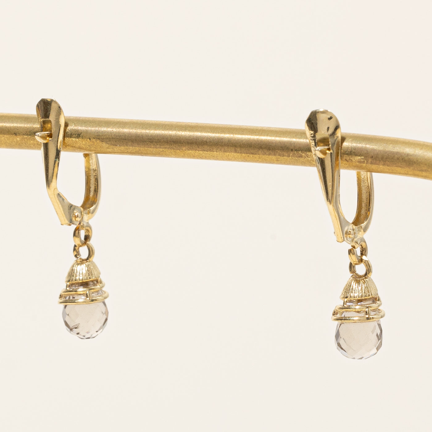 Briolette Cut Citrine Earrings | 2.60ctw Natural Gemstone Jewelry | Dangle Earrings for Women | Perfect for Weddings, Parties & Special Occasions