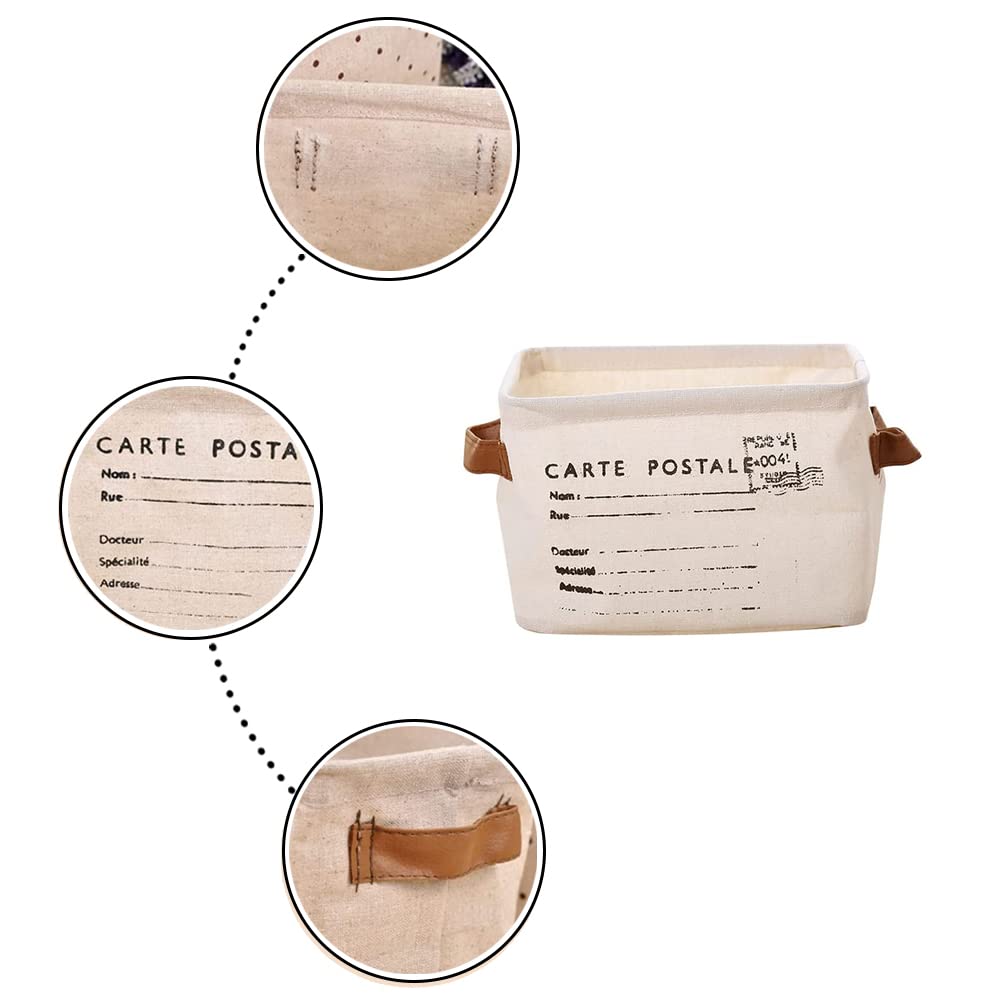 2 Pack Cotton Fabric Bread Baskets - Foldable Kitchen Storage Bins for Bread, Fruits & Vegetables | Perfect for Home, Bakery, or Restaurant Use (JY-001)