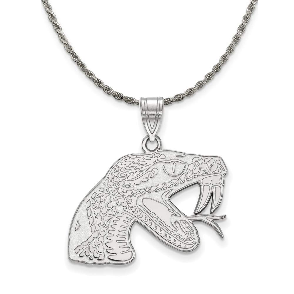 Sterling Silver Florida A&M Pendant Necklace for Graduation Gifts