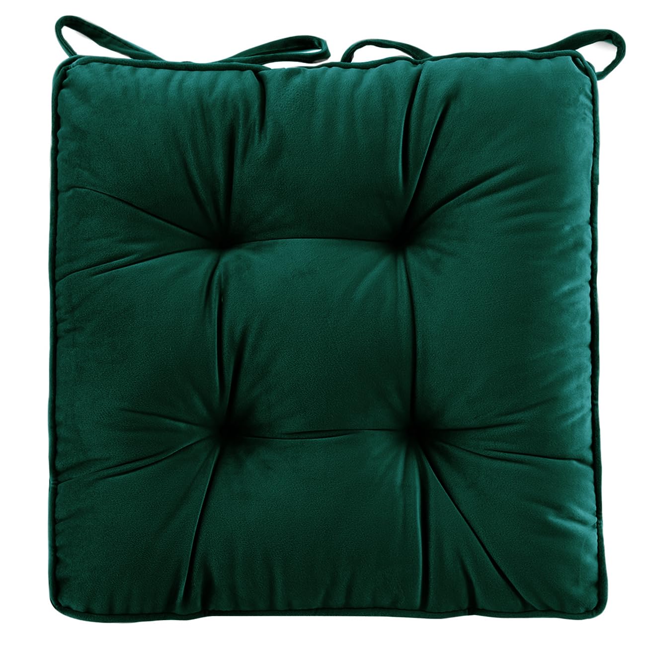Premium Soft Velvet Square Chair Cushion - 15.7