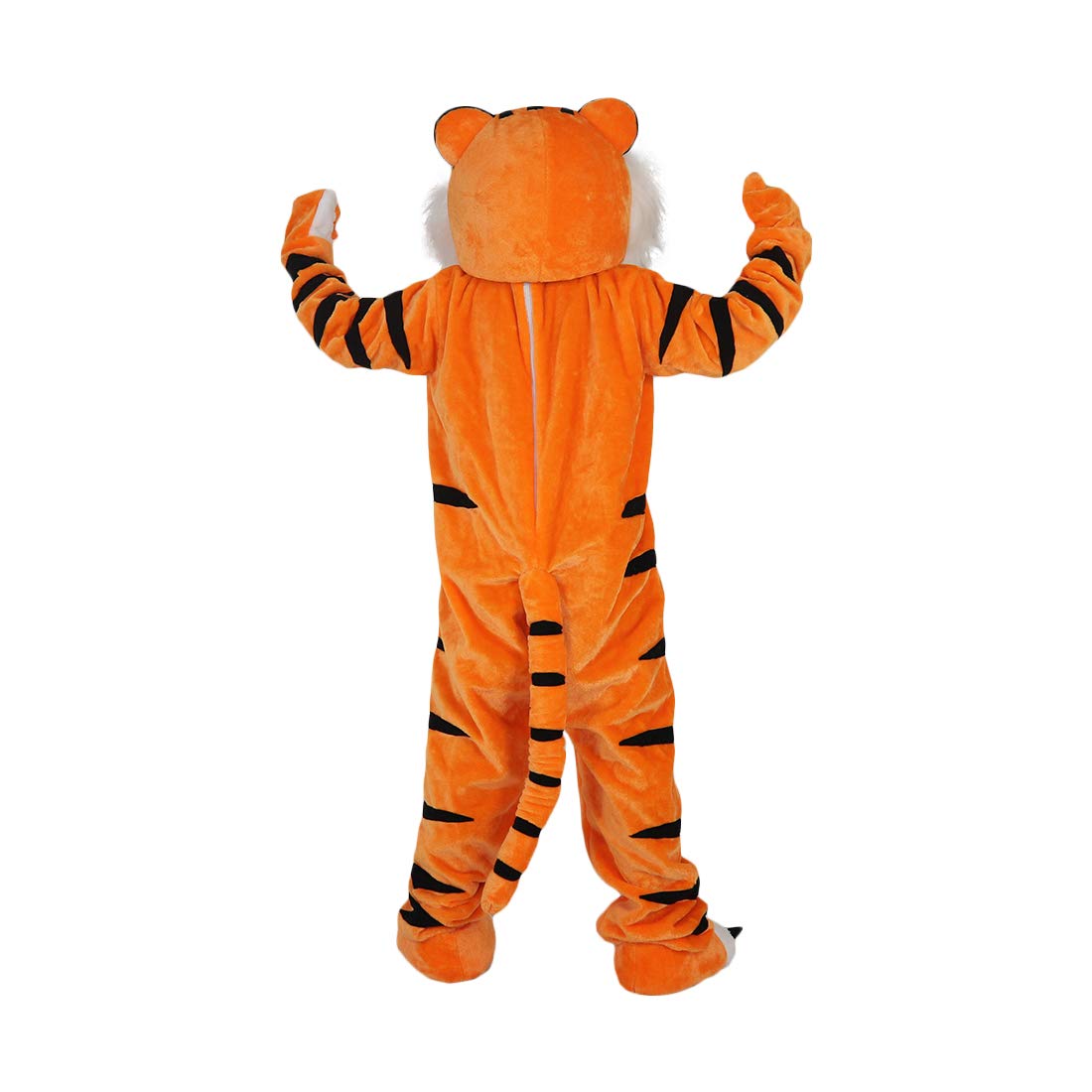 Orange Tiger Costume for Adults - Cartoon Mascot Outfit for Halloween, Cosplay Parties & Theme Events | Fun Animal Costume for Dress-Up & Performances