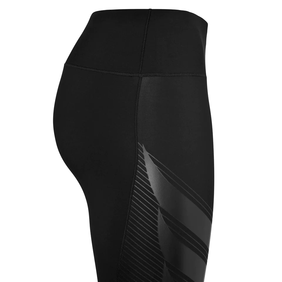 Pressio Women's Power Tight Mid Rise Workout Leggings - Black/Black for Yoga, Running & Gym Fitness