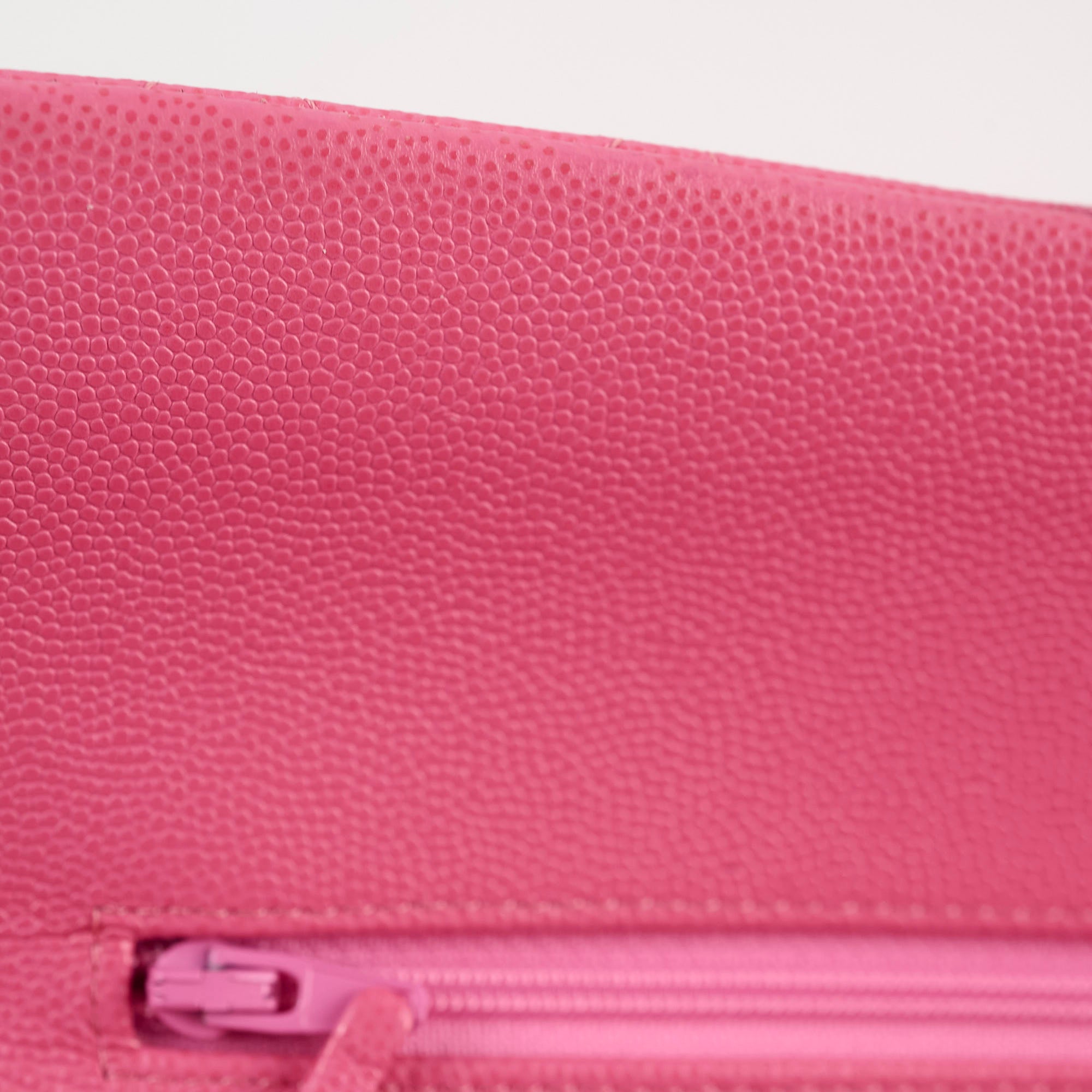 Chanel Classic Double Flap Medium Pink Caviar Leather Handbag - Luxury Designer Shoulder Bag for Women | Perfect for Work, Parties & Special Occasions