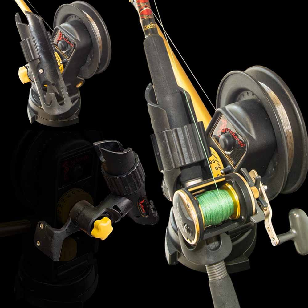 Adjustable Seahorse Fishing Rod Holder - AngleMAX for Saltwater & Freshwater Fishing - Perfect for Boats, Kayaks, and Shore Fishing