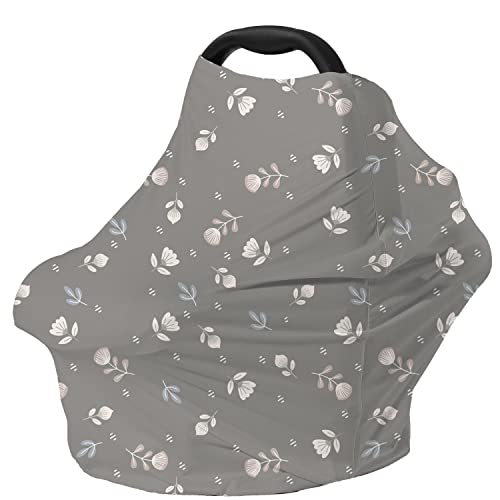 floral grey