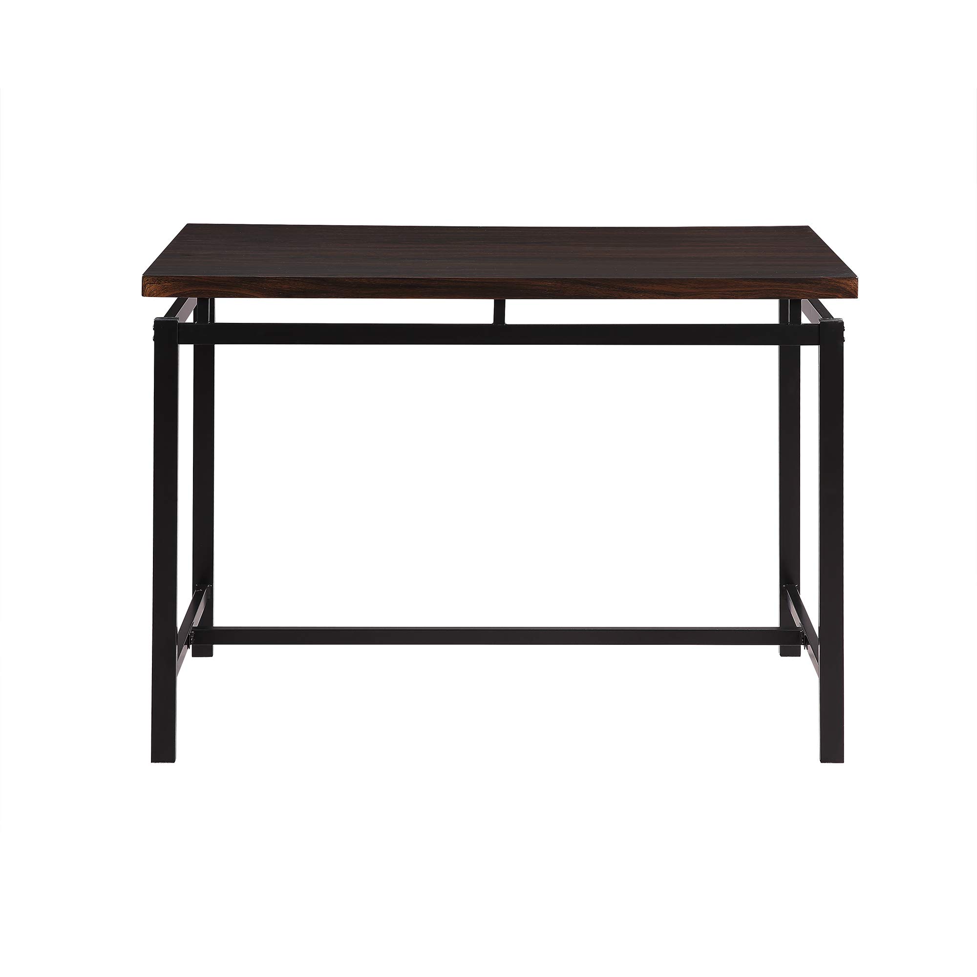 5-Piece Quartz Dining Table Set with Chairs - Modern Espresso Bar Height Table for Breakfast Nook, Kitchen, Mini Bar & Patio - Perfect for Small Space Dining & Entertaining