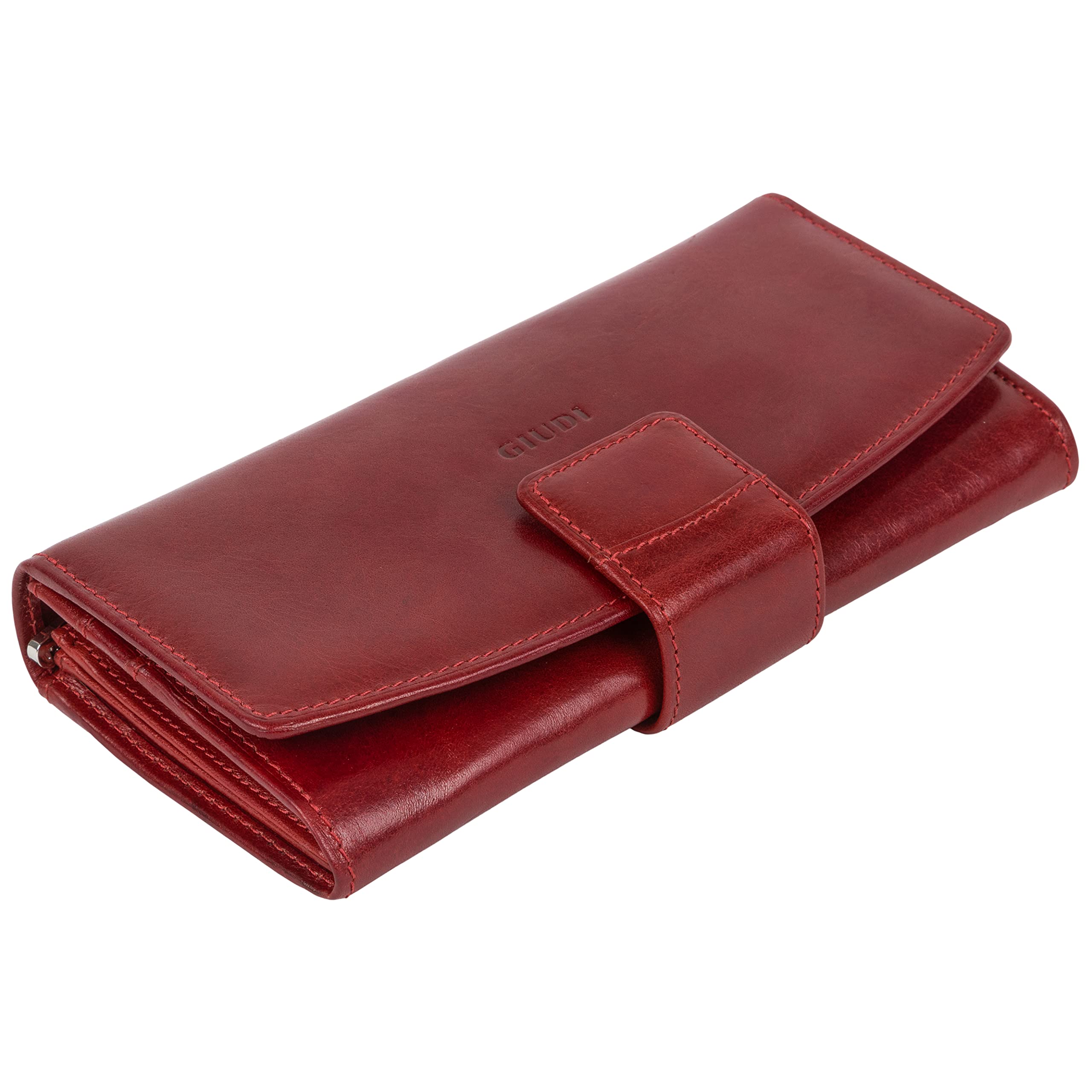 Giudi Deluxe Women's Wallet - Genuine Italian Leather Luxury Clutch Purse with Extra Capacity - Elegant & Comfortable Ladies Handbag - Perfect Gift for Women - Ideal for Work, Travel & Special Occasions