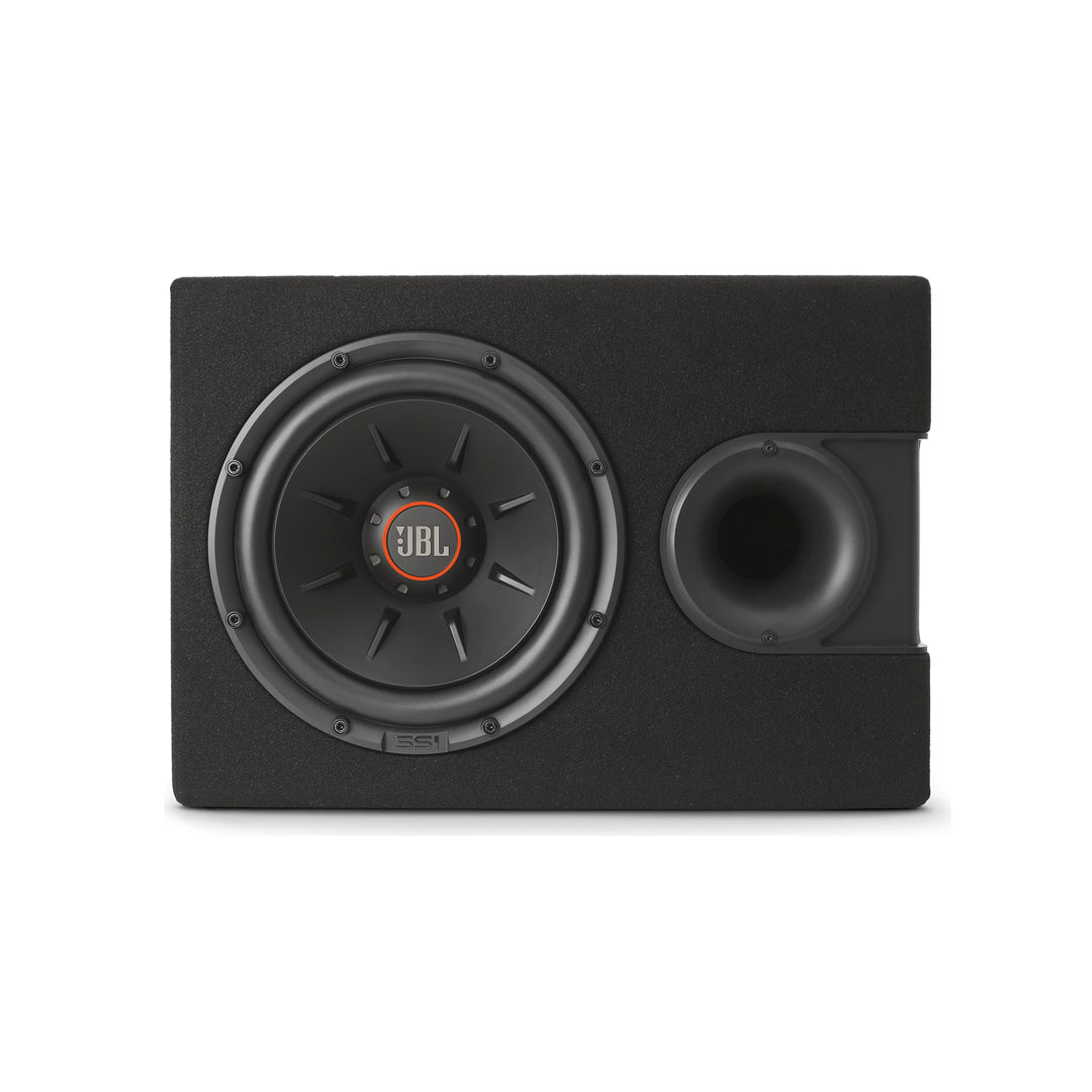 JBL S2 1024SS 10-Inch High-Performance Loaded Enclosure with SSI™ Subwoofer - Premium Bass for Car Audio & Home Theater Systems
