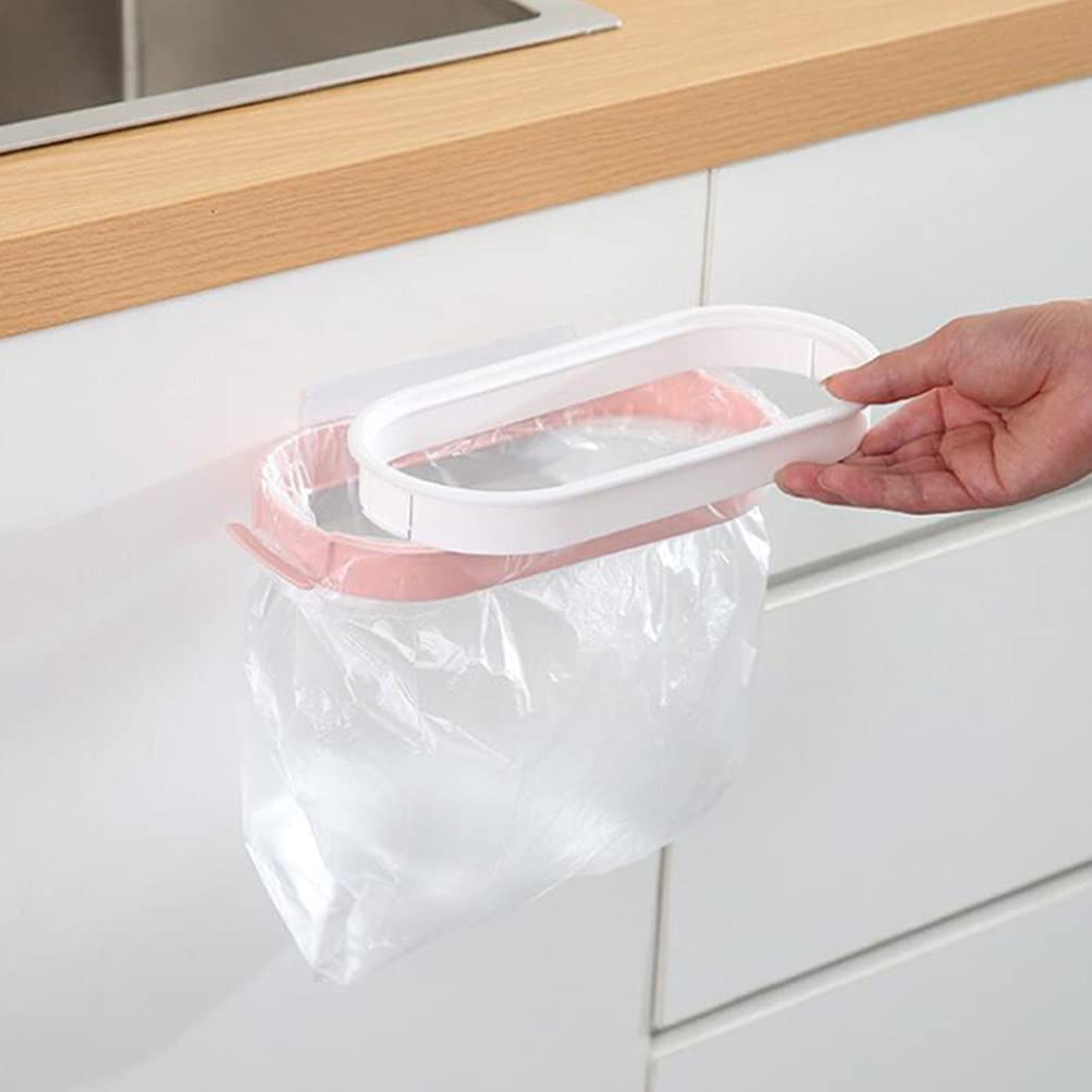 2-Pack Cabilock Garbage Bag Holder - Under Cabinet Trash Bag Storage Rack for Kitchen, Bathroom, or Office - Durable PP Plastic Organizer for Easy Access & Space Saving