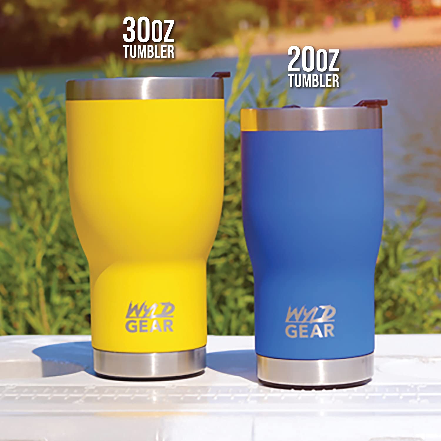 Wyld Insulated Tumbler - 30oz (887ml) Stainless Steel Vacuum Flask, Grey - Keeps Drinks Hot/Cold for Hours - Perfect for Coffee, Tea, Water & Outdoor Activities