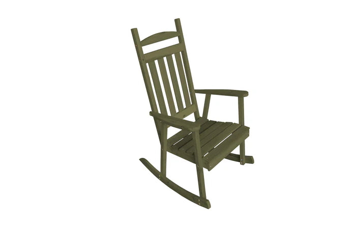 Regallion Classic Porch Rocker Chair - Comfortable Outdoor Rocking Chair for Patio, Garden & Front Porch - Perfect for Relaxing, Reading & Enjoying Nature