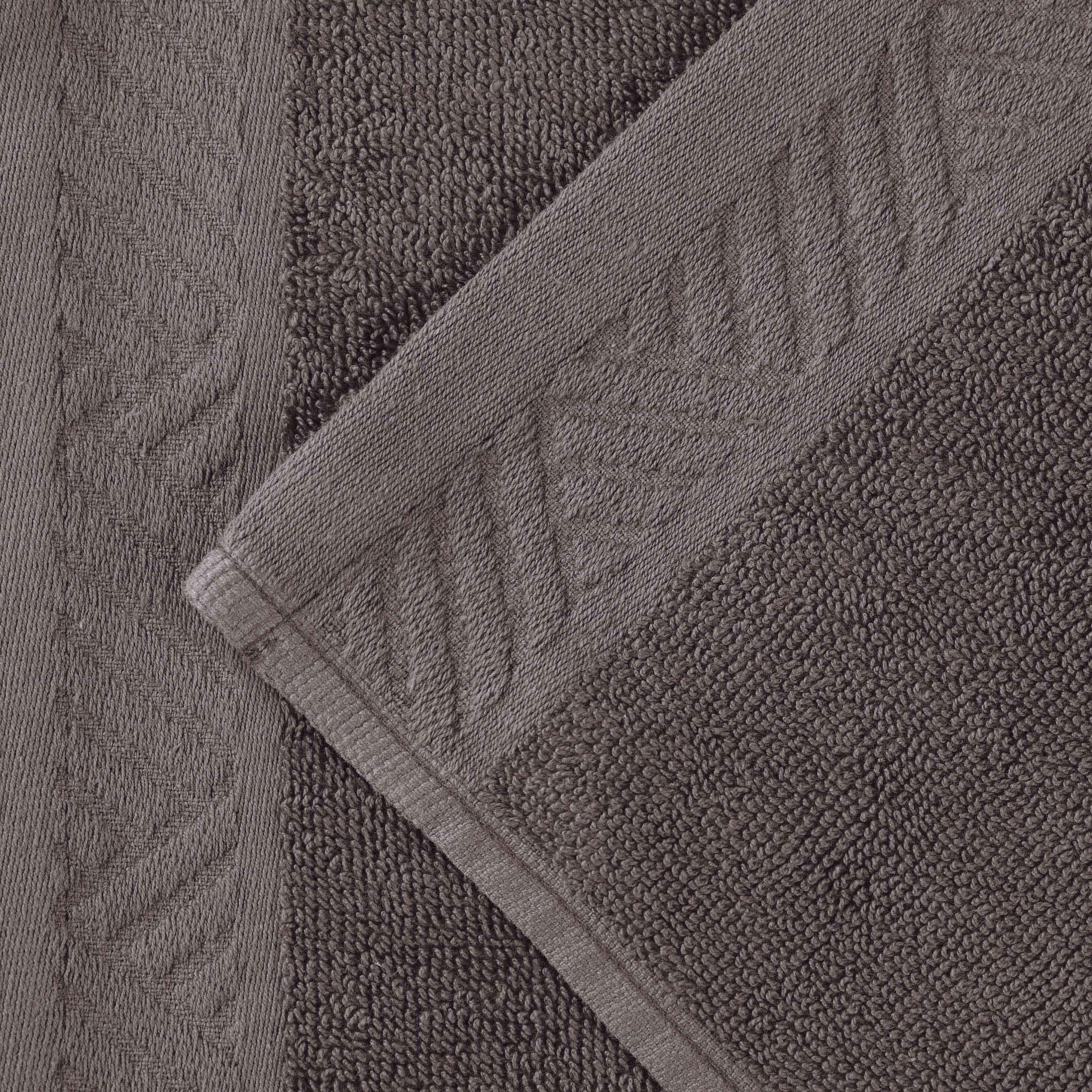 Luxury 6-Piece Egyptian Cotton Towel Set - Basketweave Jacquard & Solid Design - Ultra Soft & Absorbent Bath Towels for Spa, Hotel, or Home Use