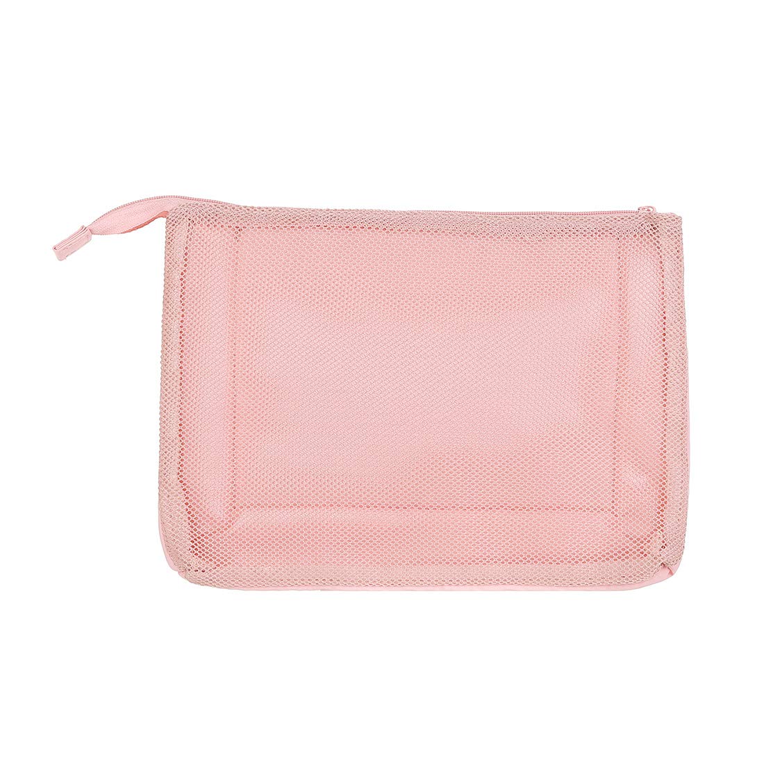 MINISO Travel Toiletry Bag for Women - Waterproof Cosmetic Makeup Organizer, Portable Wash Bag with Hanging Hook (Pink) - Perfect for Vacation, Gym, Business Trips & Daily Use