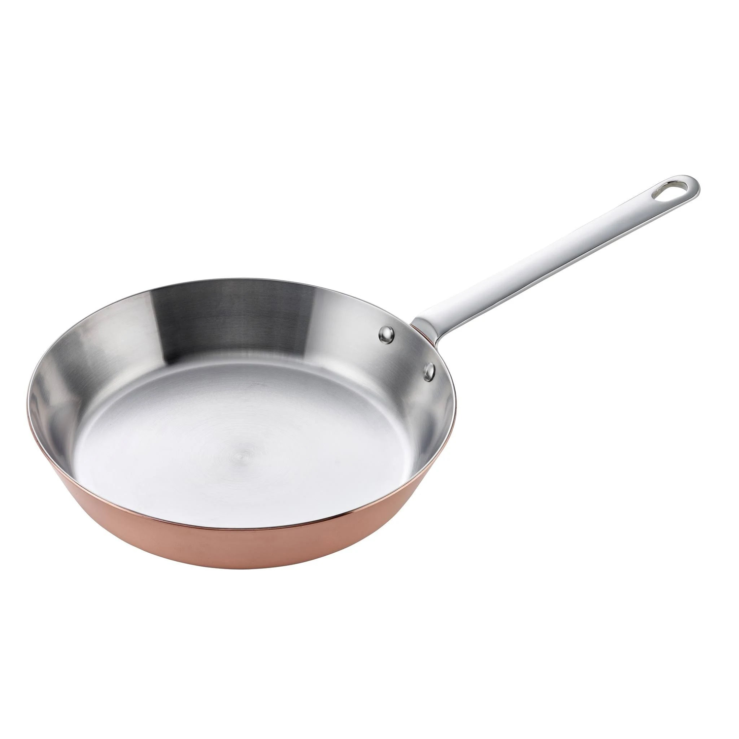 Scanpan Maitre D' Induction 9.5-Inch Copper Fry Pan - Nonstick Skillet for Sauteing, Frying & Cooking - Perfect for Gas, Electric & Induction Stoves