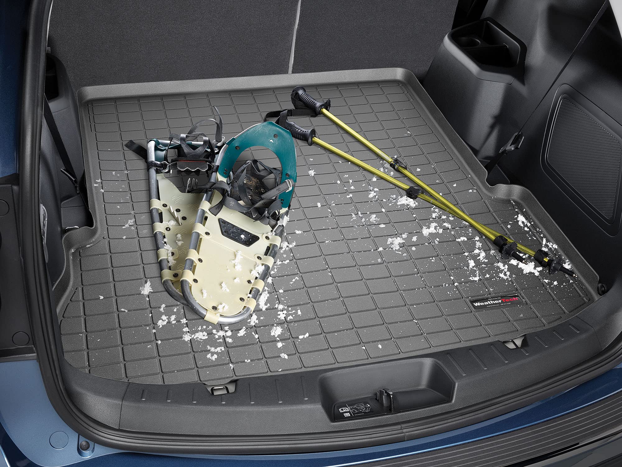 WeatherTech Cargo Trunk Liner for Kia Rio 5-Door - Custom Fit All-Weather Protection Mat, Black (401068) | Perfect for Road Trips, Grocery Hauling & Pet Transport