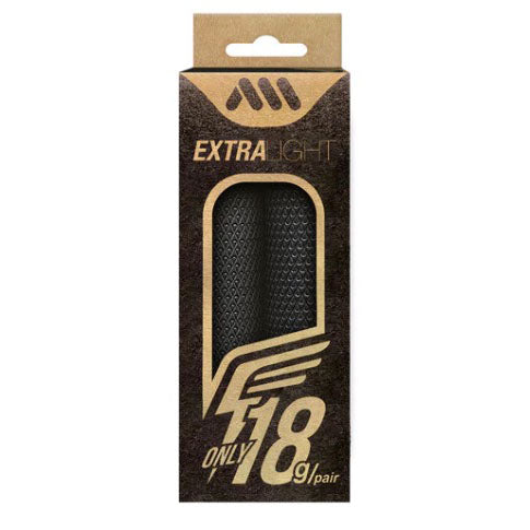 All Mountain Style AMS Extralight Grips - Lightweight Black Handlebar Grips for Mountain Bikes | Perfect for Trail Riding, Downhill & All-Mountain Cycling