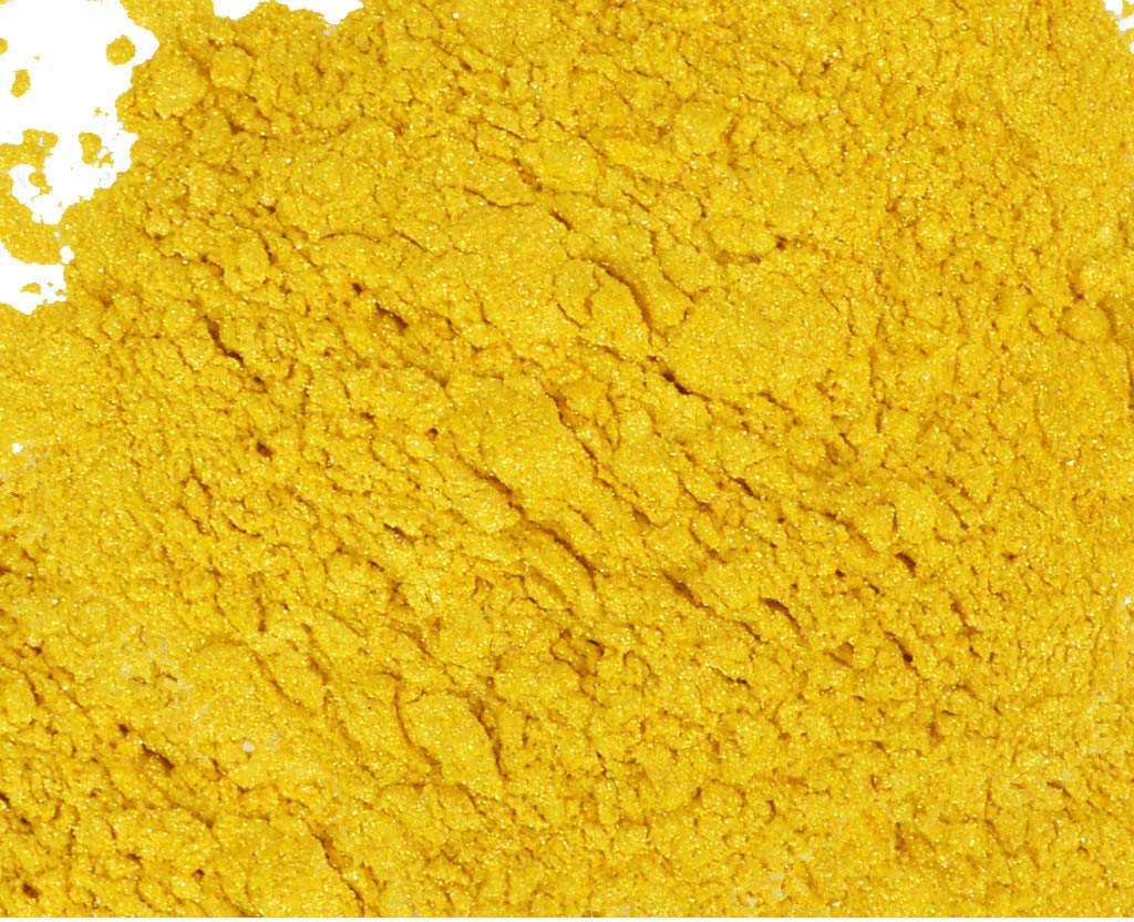 Purenso Select - 10g Mustard Yellow Mica Powder for DIY Soap Making, Candle Crafting, Lip Gloss, Nail Art, Bath Bombs & Resin Projects | Vibrant Pigment for Cosmetics, Art & Craft Supplies | Perfect for Handmade Gifts, Home Decor & Creative DIY Projects