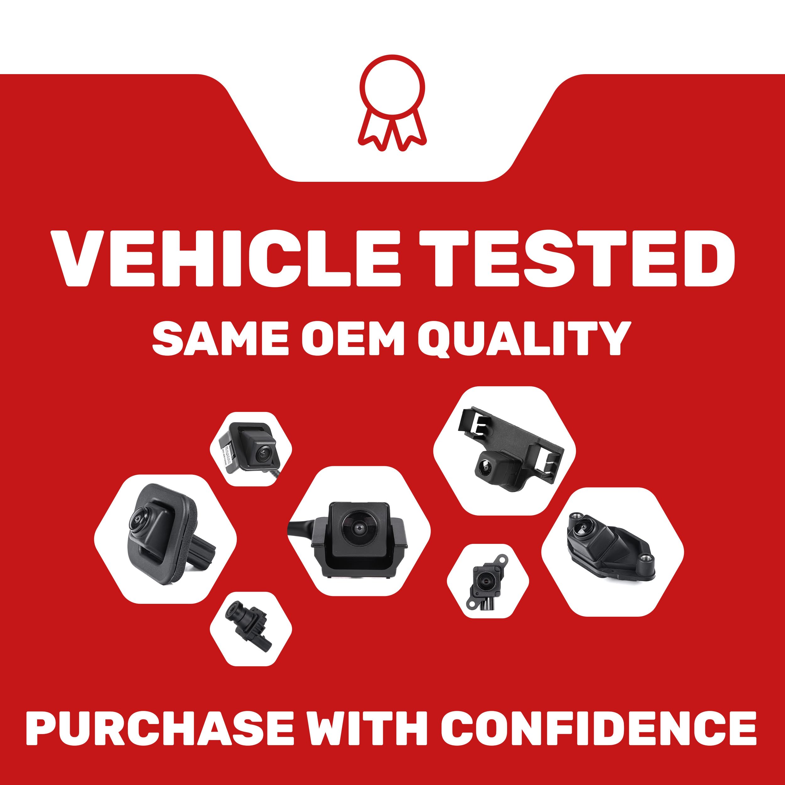 Chevrolet Spark Rear View Backup Camera (2016-2021 Models) - OEM Replacement Part #42477239, #95392692 - Perfect for Parking Assistance & Night Driving Safety