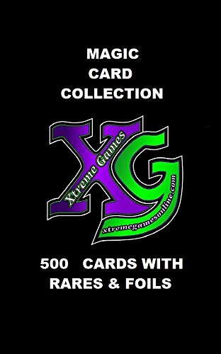 500 MTG Magic The Gathering Cards Bulk Collection - Includes Rare & Foil Cards for Deck Building by XtremeGamesOnline | Perfect for Trading, Tournaments & Casual Play