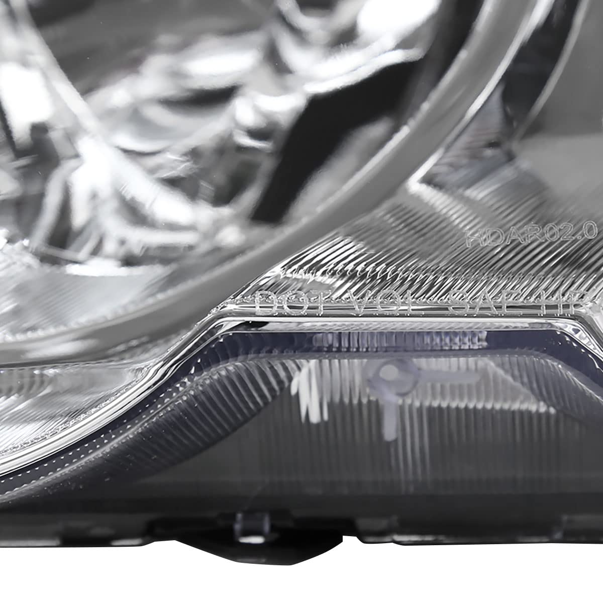 2002-2004 JDM Replacement Clear Headlights & Driving Lamps Set (Left+Right) - Perfect for Night Driving & Car Restoration Projects